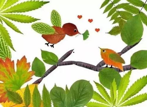 树叶创意画成人英语视频,Transforming Leaves into Art: A Creative English Video on Adult Leaf Portraits