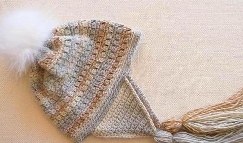 成人粗线钩帽子图解视频,成人粗线钩帽子图解教程